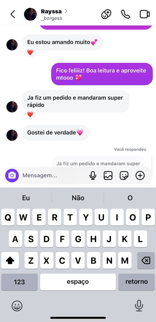 Depoimento de leitora 3